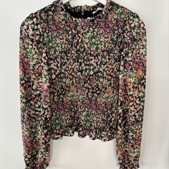 Dex Tops - Dex Floral Smocked Top